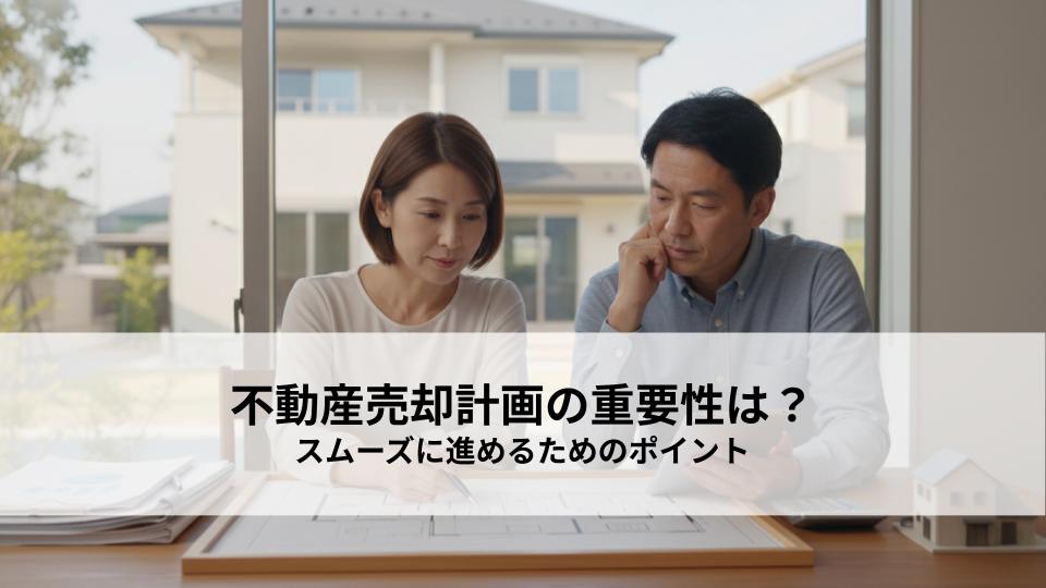 不動産売却計画の重要性とは？スムーズに進めるためのポイント解説