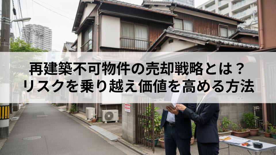 再建築不可物件の売却戦略とは？リスクを乗り越え価値を高める方法